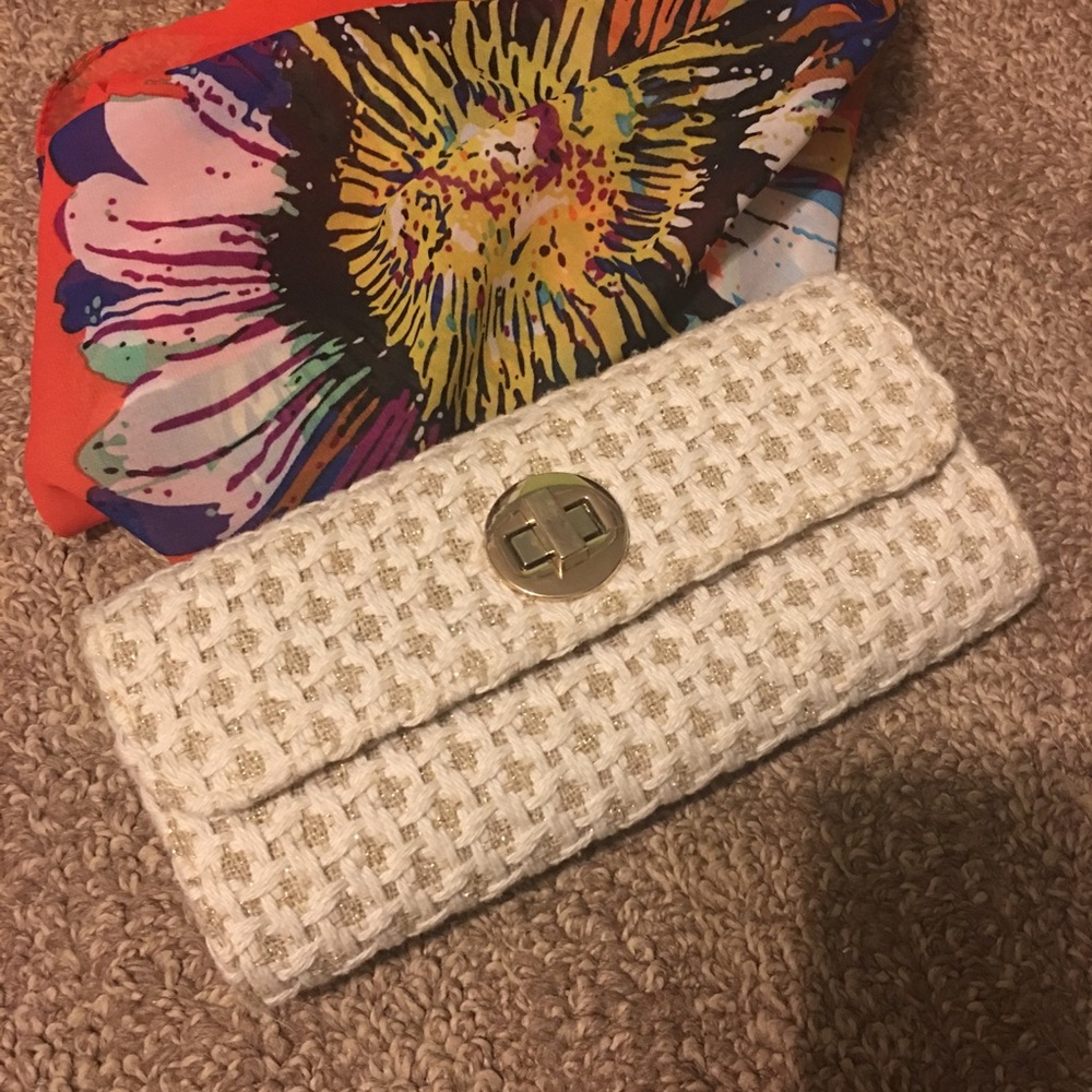Tweed Clutch Handbag